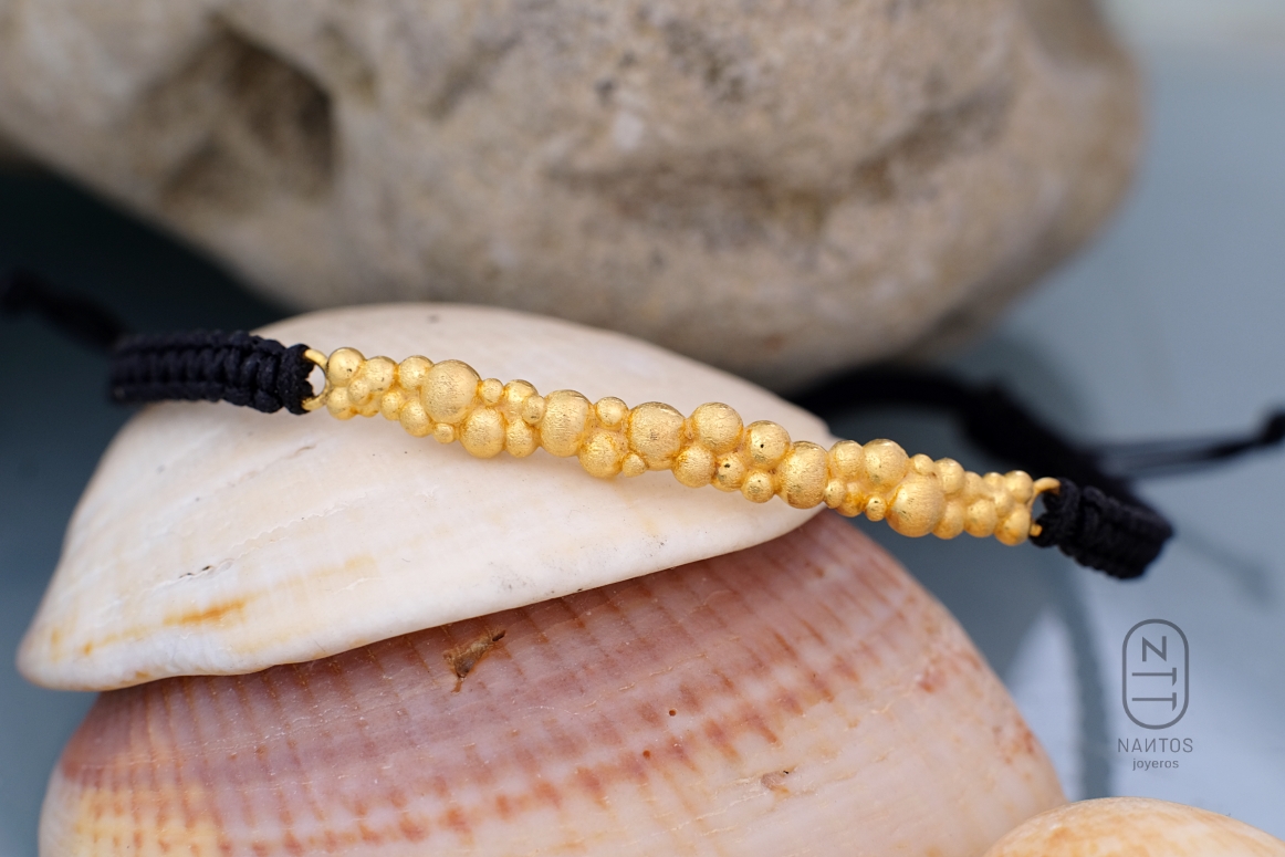 Pulsera fina espuma chapada